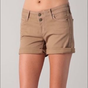 NWOT - Vince Luce Camel Brown Color Denim Jean Shorts Size: 26